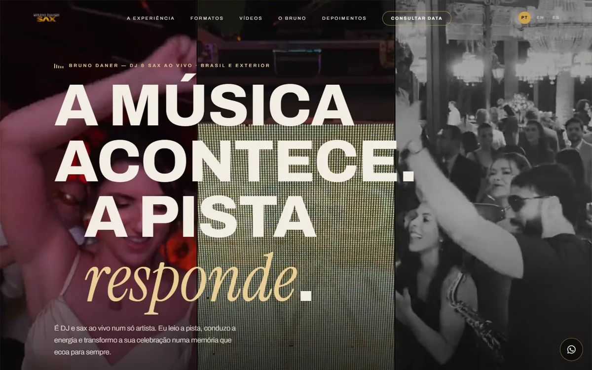 Site do Bruno Daner Sax